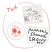 ǯˡ | Good night my sweet memory tour 2025 Sticker set Red